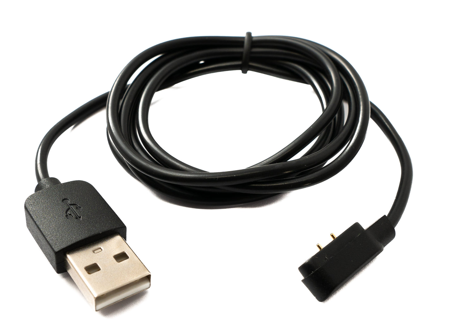SYSTEM-S USB 2.0 cable 100 cm charging cable for Xiaomi Haylou LS05 Solar LS05 in black 