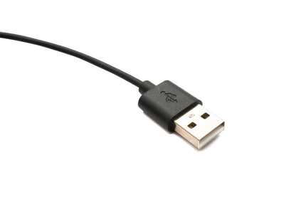 SYSTEM-S USB 2.0 Kabel 100 cm Ladestation für Xiaomi Haylou RS3 LS04 Smartwatch Schwarz