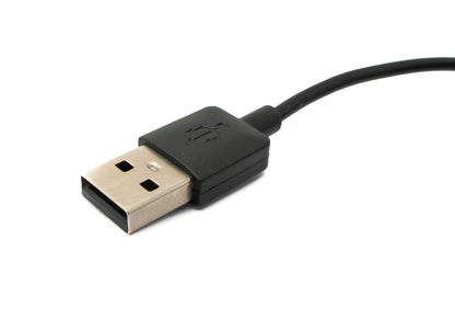 SYSTEM-S USB 2.0 cable 100 cm charging cable for Coros Pace2, Apex Pro 42, Vertix 2 in black