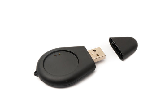 USB 2.0 adapter charging station for OnePlus Watch 1 cable in black