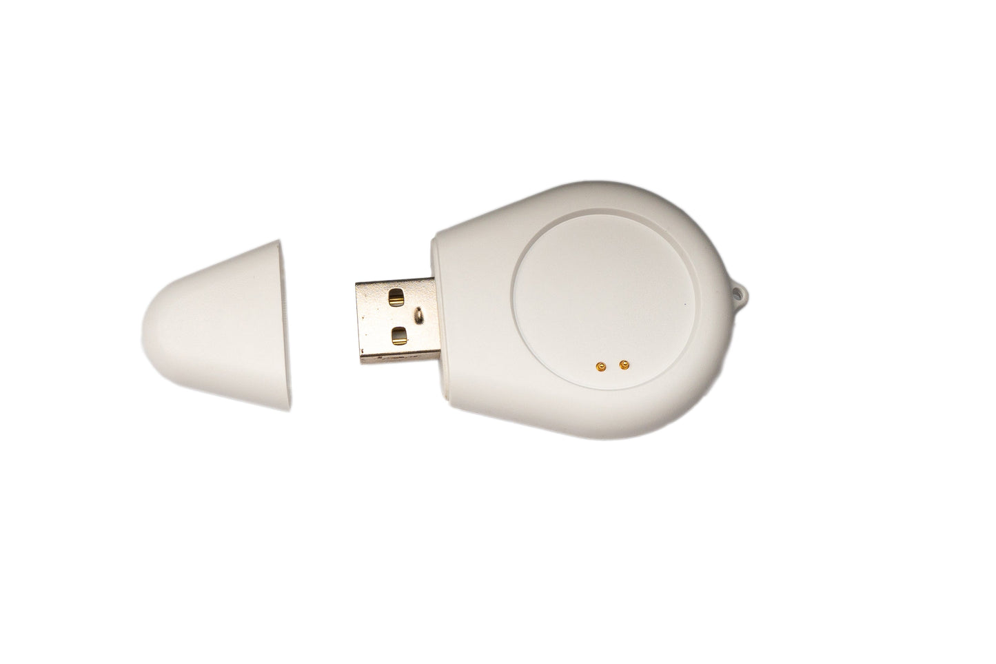 USB 2.0 adapter charging station for OnePlus Watch 1 cable in white