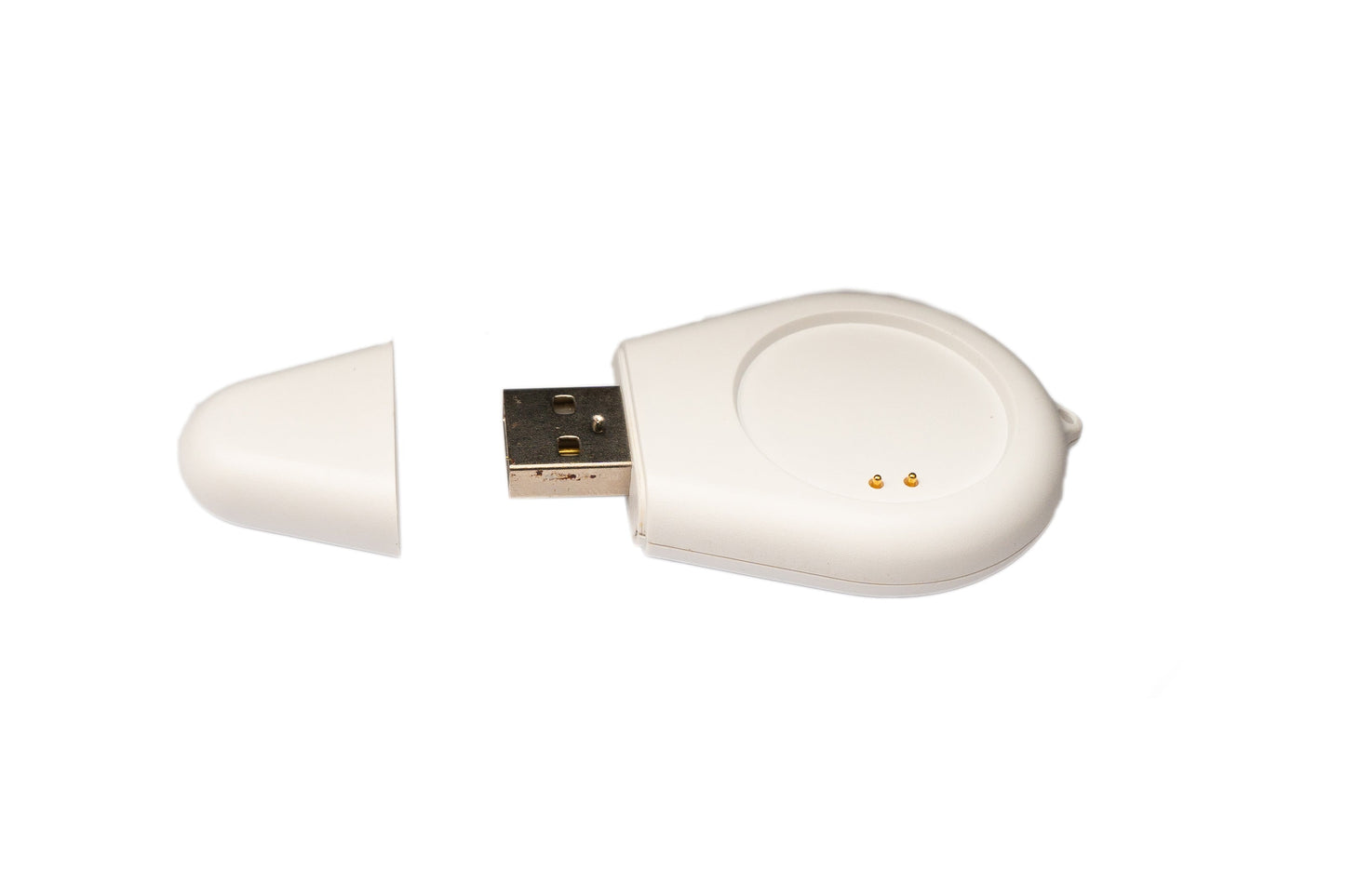 USB 2.0 adapter charging station for OnePlus Watch 1 cable in white
