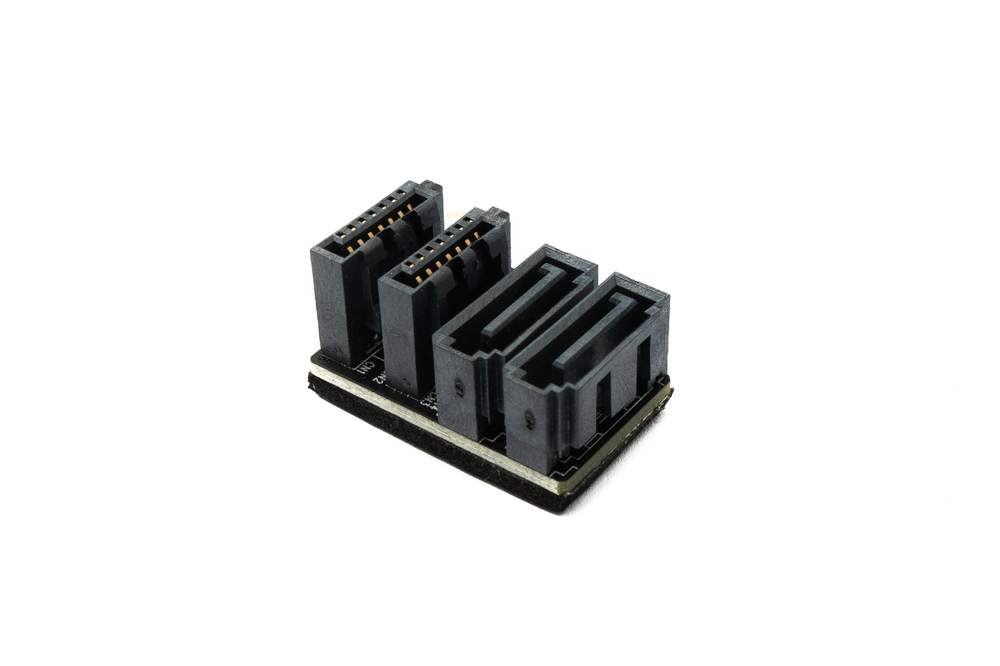 SYSTEM-S SATA UTurn adapter 2x 7-pin female to 2x male cable 360° for mainboard SSD HDD