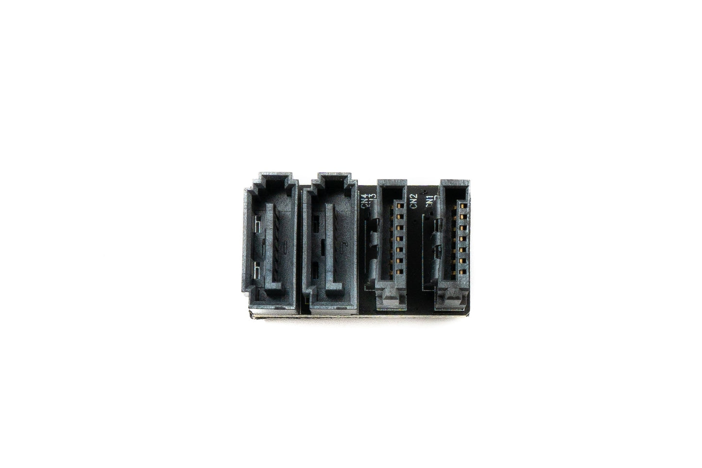 SYSTEM-S SATA UTurn adapter 2x 7-pin female to 2x male cable 360° for mainboard SSD HDD