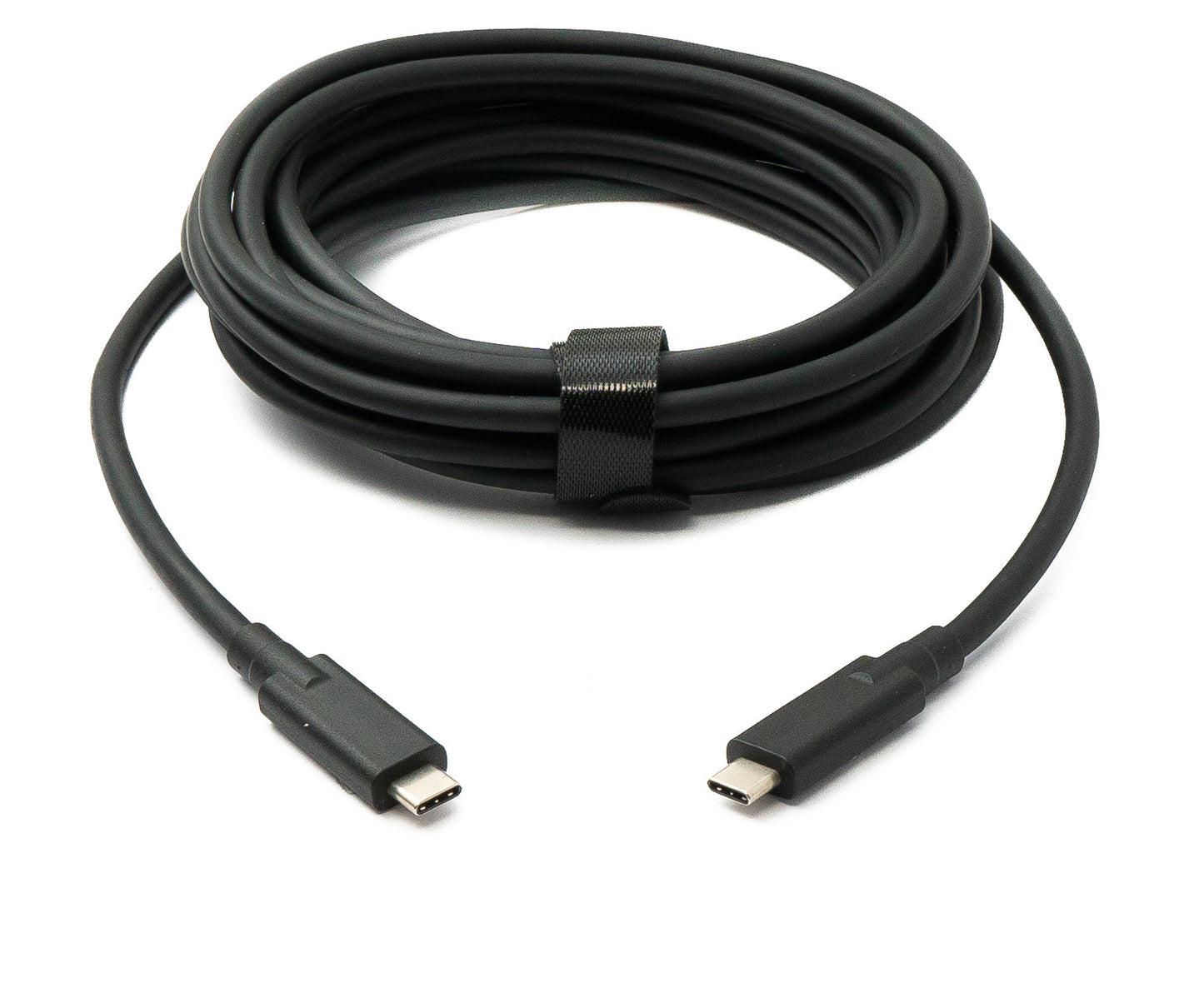 SYSTEM-S USB 3.2 Gen 2 Kabel 5 m Typ C Stecker zu Stecker in Schwarz