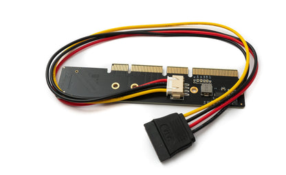 SYSTEM-S NGFF Adapter M.2 Key NVME AHCI SSD zu PCI E 3.0 35 cm Kabel für 110 80 mm SSD