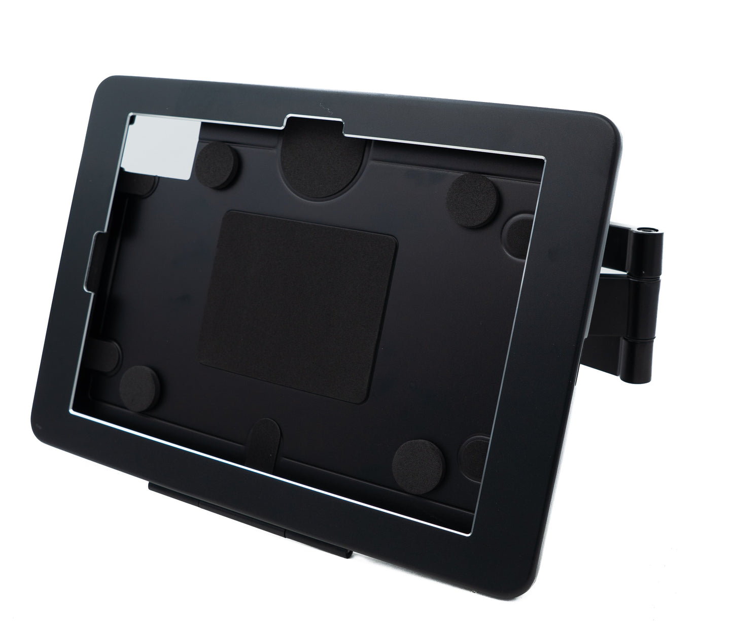 SYSTEM-S Wandhalterung 360° Ständer abschließbar für iPad 10 Pro 11 Air 4 5 in Schwarz