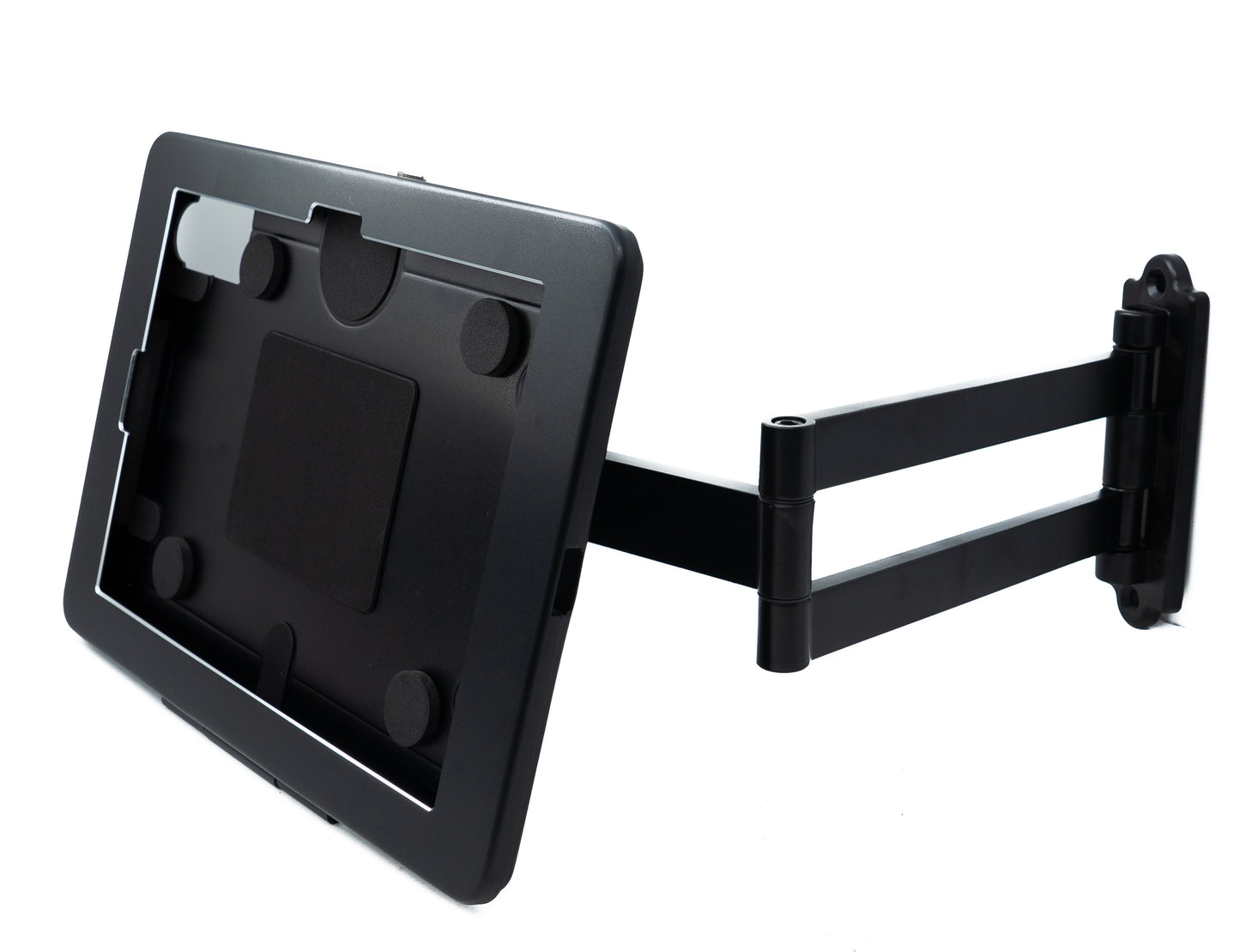 SYSTEM-S Wandhalterung 360° Ständer abschließbar für iPad 10 Pro 11 Air 4 5 in Schwarz