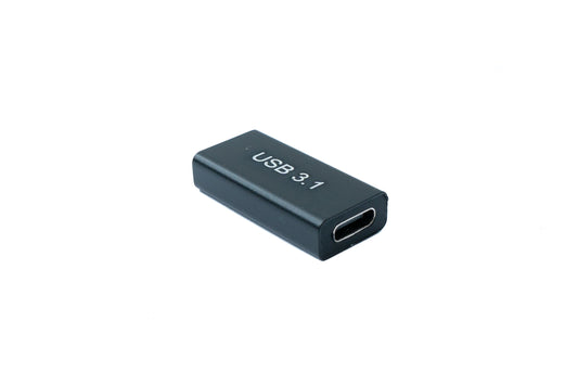 SYSTEM-S USB 3.1 Adapter Typ C Buchse zu 3.0 A Buchse Adapter 5 Gbit/s in Schwarz