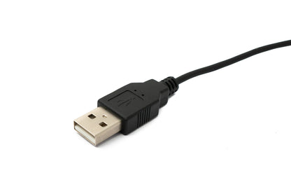 SYSTEM-S USB 2.0 cable 120 cm Type A male to Mini B male spiral angle in black