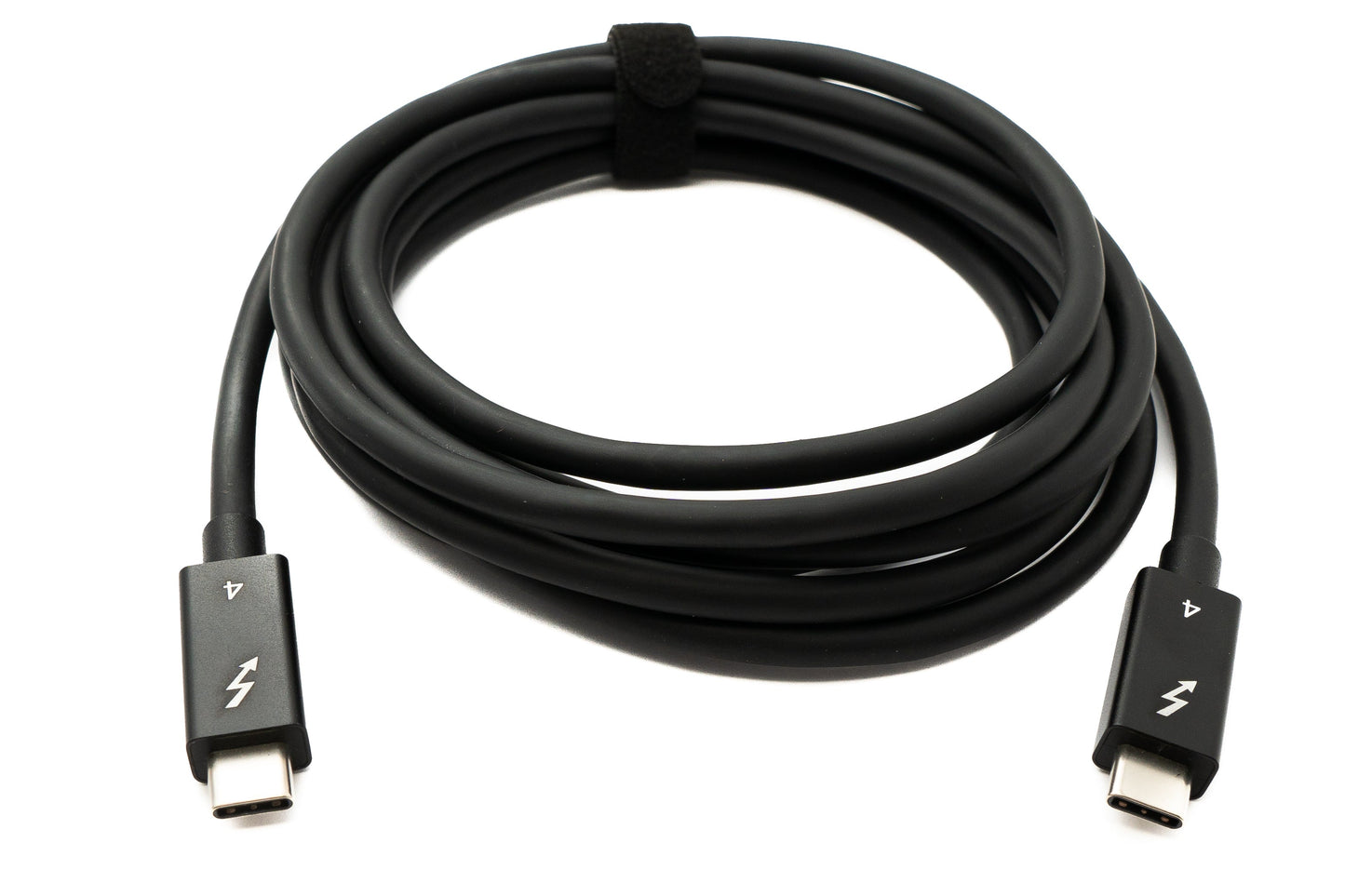 SYSTEM-S USB Thunderbolt 4 250 cm Kabel Typ C Stecker zu Stecker 40 Gbit/s 240 W Kabel Adapter