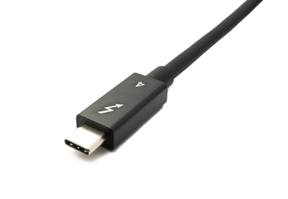 SYSTEM-S USB Thunderbolt 4 250 cm Kabel Typ C Stecker zu Stecker 40 Gbit/s 240 W Kabel Adapter