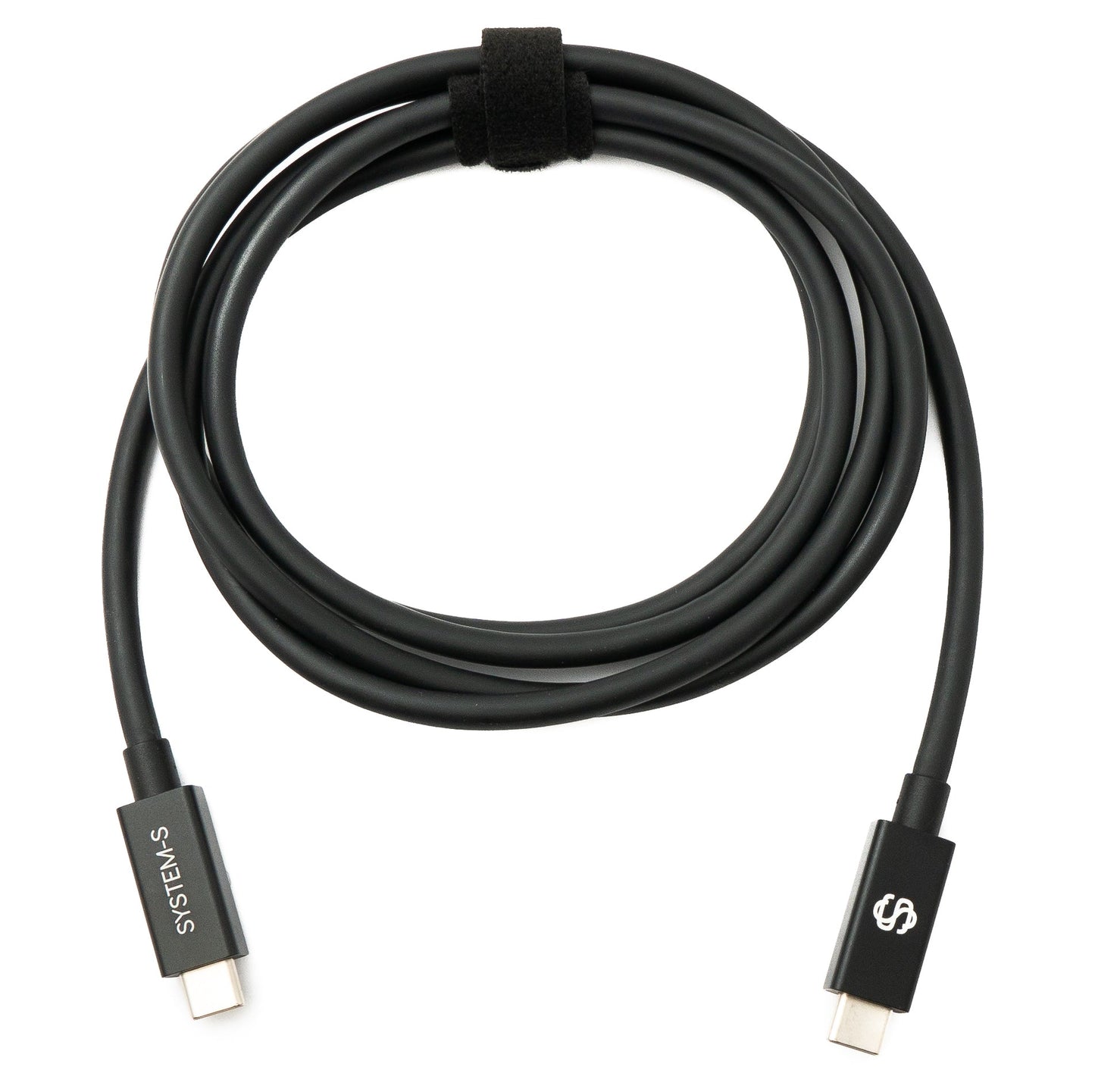SYSTEM-S USB Thunderbolt 4 150 cm Kabel Typ C Stecker zu Stecker 40 Gbit/s 240 W Kabel Adapter