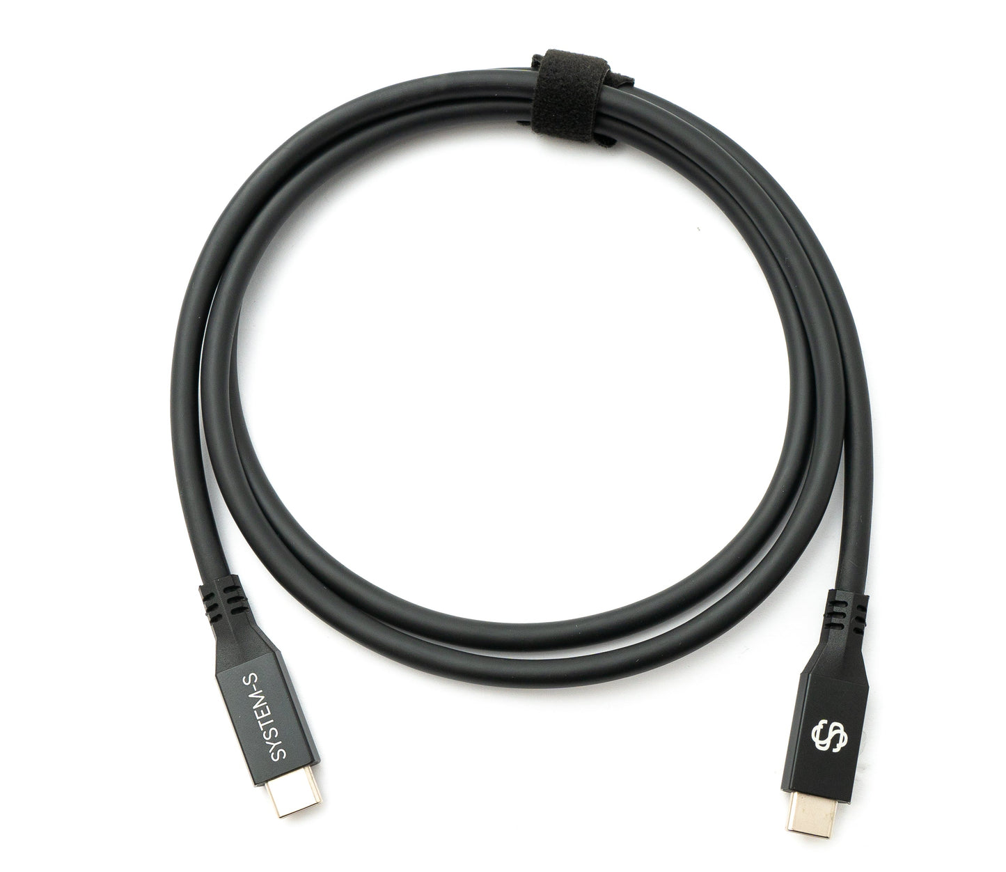 SYSTEM-S USB4 USB 100 cm Kabel Typ C Stecker zu Stecker 40 Gbit/s 240 W USB 4.0 Kabel