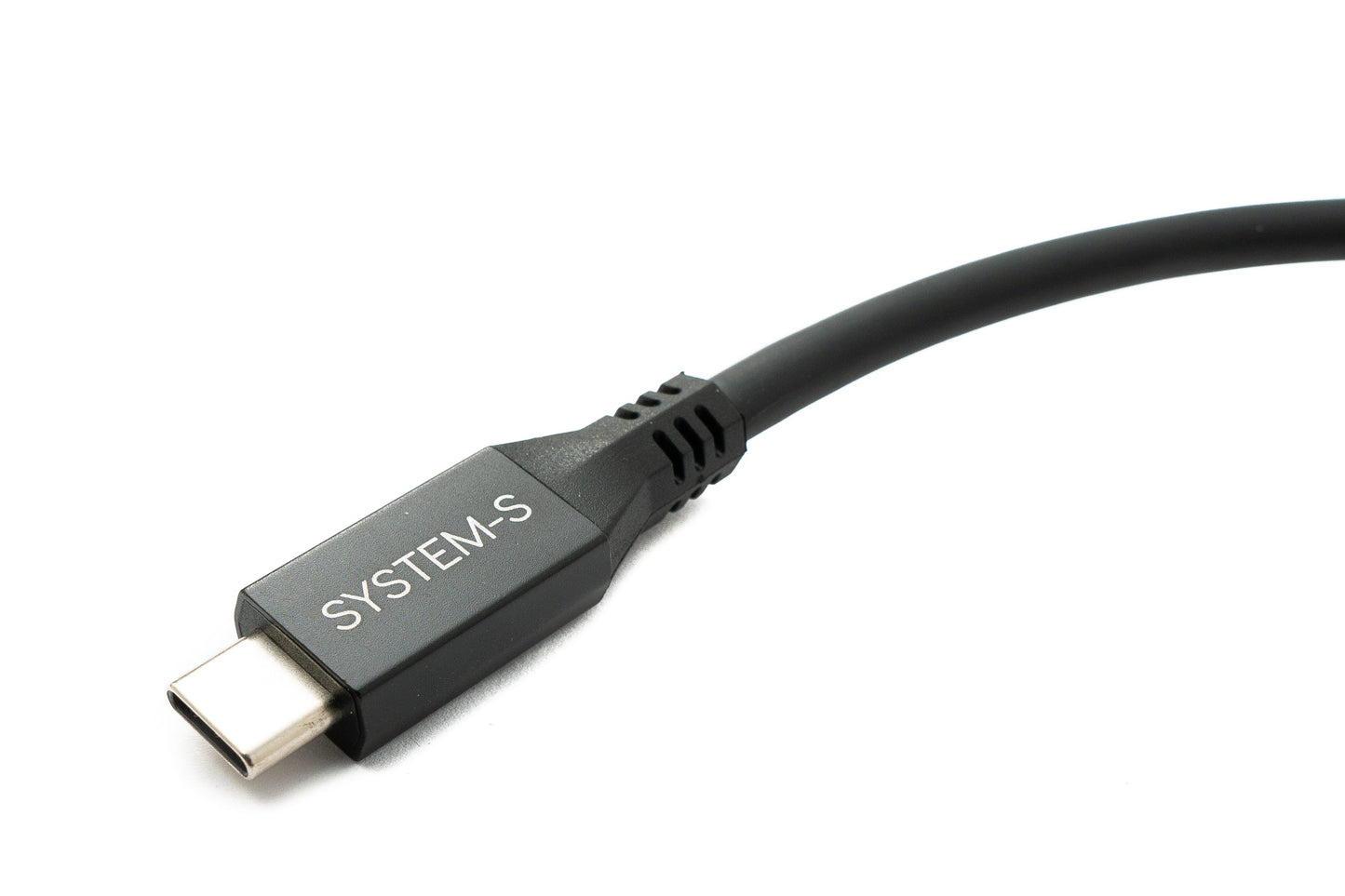 SYSTEM-S USB4 USB 100 cm Kabel Typ C Stecker zu Stecker 40 Gbit/s 240 W USB 4.0 Kabel