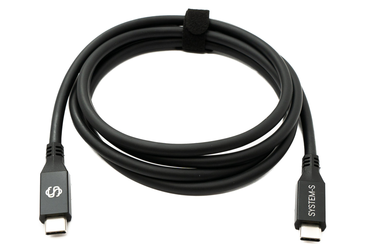 SYSTEM-S USB4 USB 150 cm Kabel Typ C Stecker zu Stecker 40 Gbit/s 240 W USB 4.0 Kabel
