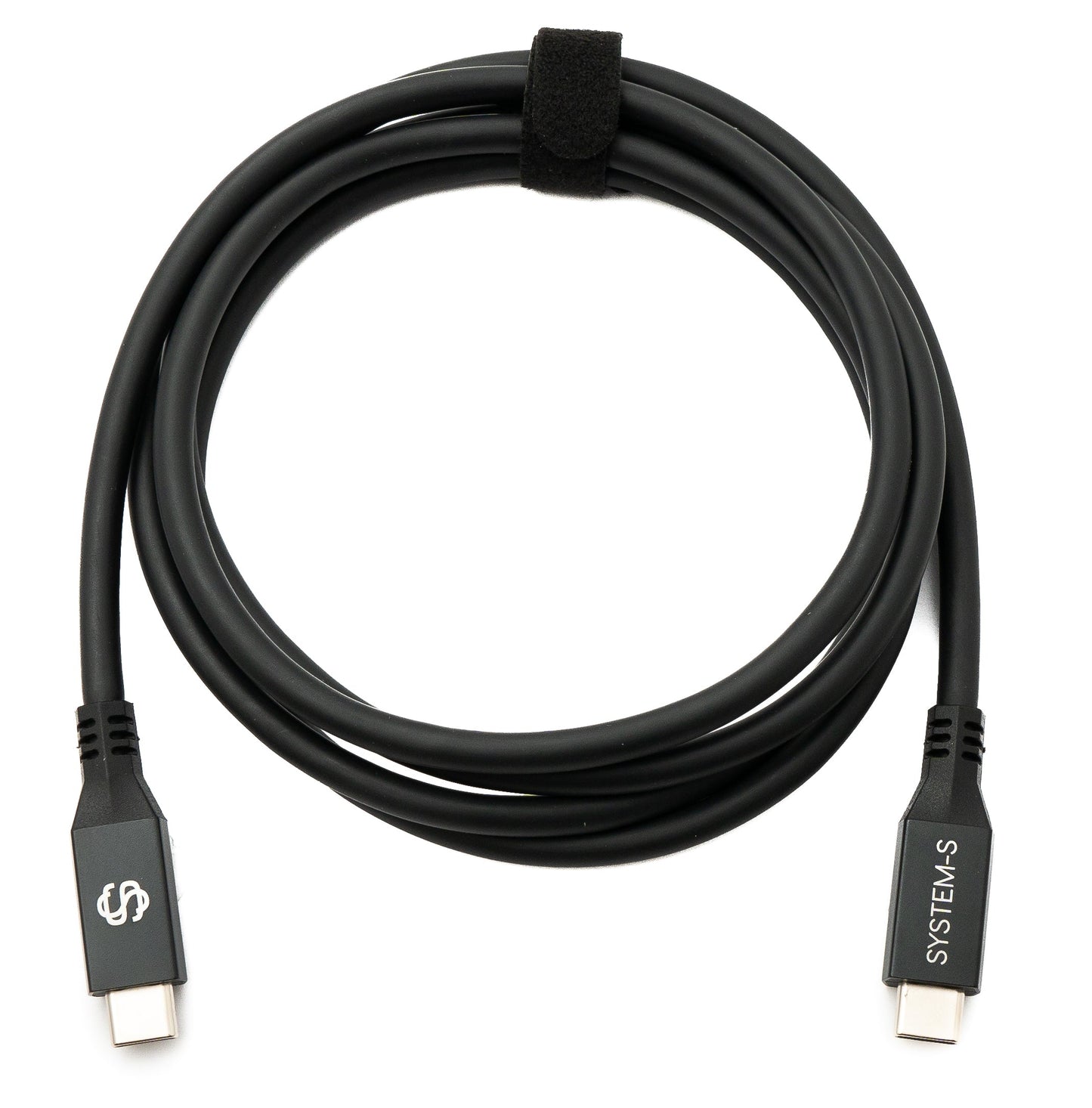 SYSTEM-S USB4 USB 150 cm Kabel Typ C Stecker zu Stecker 40 Gbit/s 240 W USB 4.0 Kabel