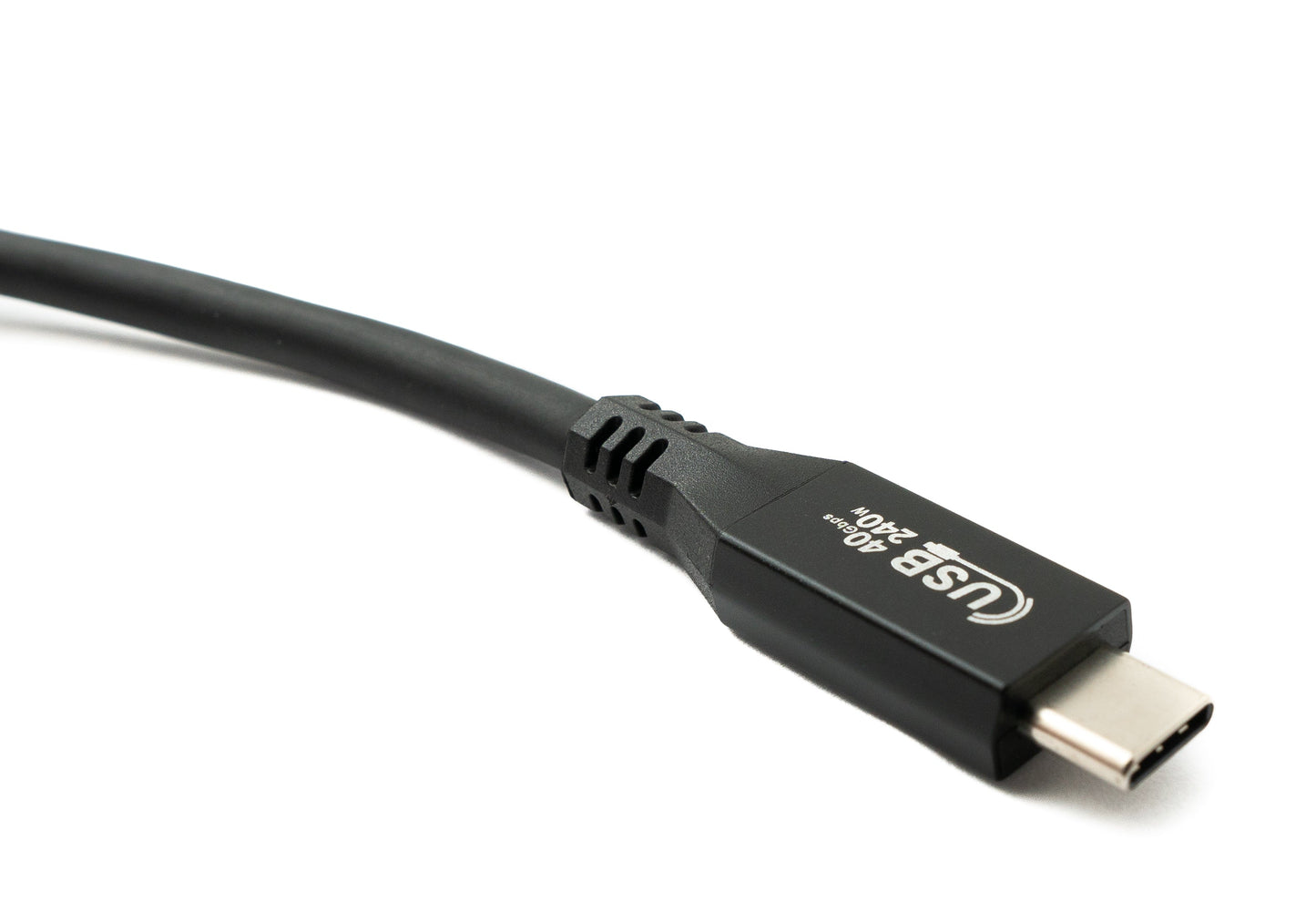 SYSTEM-S USB4 USB 50 cm Kabel Typ C Stecker zu Stecker 40 Gbit/s 240 W USB 4.0 Kabel