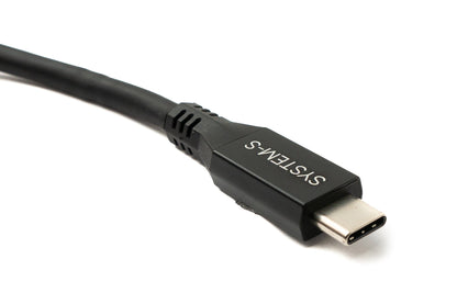SYSTEM-S USB4 USB 250 cm Cable Type C Male to Male 40 Gbit/s 240 W USB 4.0 Cable