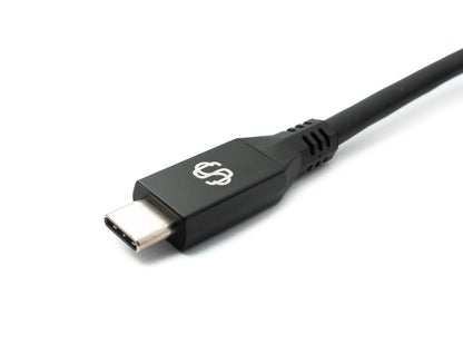 SYSTEM-S USB4 USB 200 cm Kabel Typ C Stecker zu Stecker 40 Gbit/s 240 W USB 4.0 Kabel