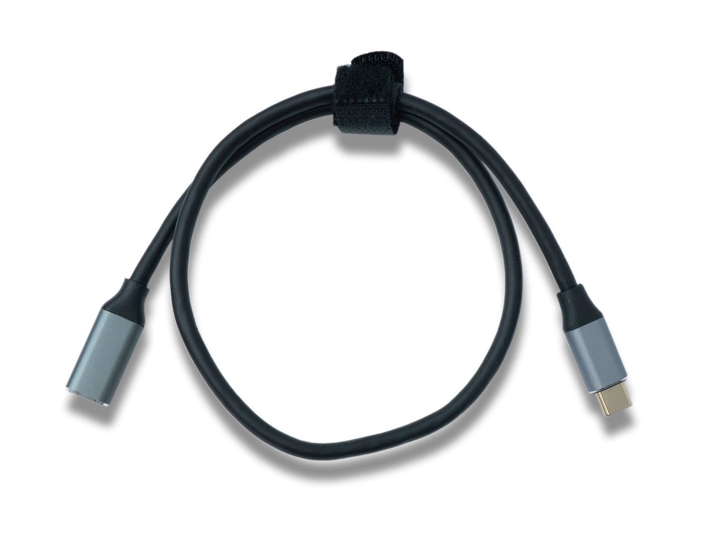 SYSTEM-S USB 3.1 Gen 2 Kabel 50 cm Typ C Stecker zu Buchse 10 Gbit/s 100W