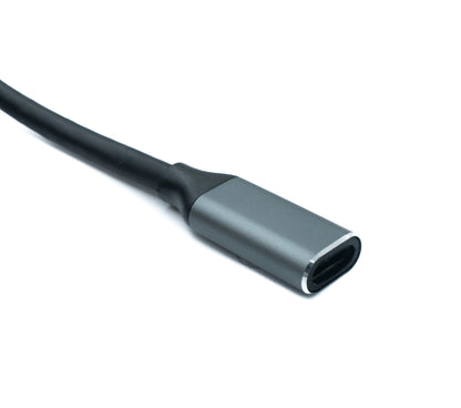 SYSTEM-S USB 3.1 Gen 2 cable 100 cm Type C male to female 10 Gbit/s 100W
