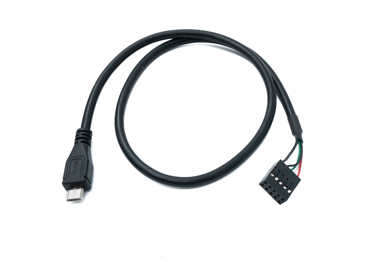 SYSTEM-S USB 2.0 Kabel 50 cm Micro B Stecker zu 9 Pin Dupont Buchse 9Pin Buchse