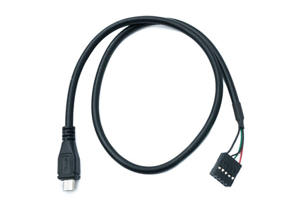 SYSTEM-S USB 2.0 Kabel 50 cm Micro B Stecker zu 9 Pin Dupont Buchse 9Pin Buchse