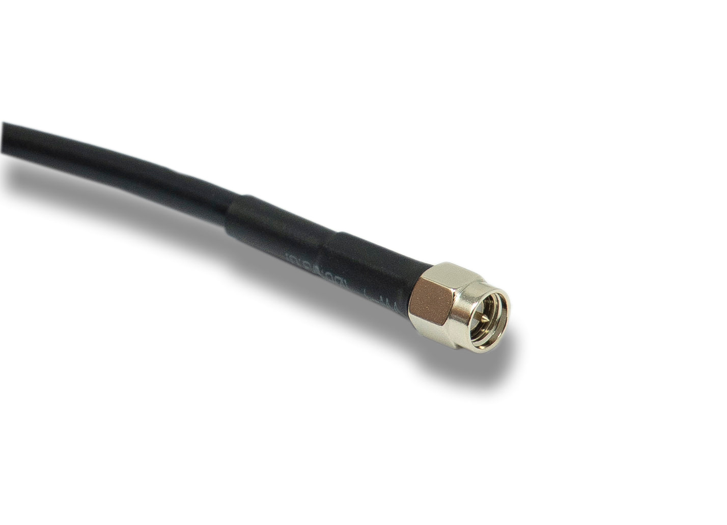 SYSTEM-S Koaxial Kabel 60 cm RG58 Stecker zu Stecker RG58C/U SMA