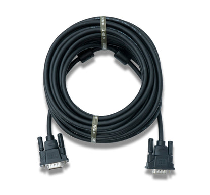 SYSTEM-S VGA Kabel 10 m HD15 Stecker zu Stecker Panel Mount Schraube DSub 15pin Adapter