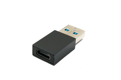 SYSTEM-S USB 3.1 Adapter Typ C Buchse zu 3.0 A Stecker 5 Gbit/s 100W in Schwarz