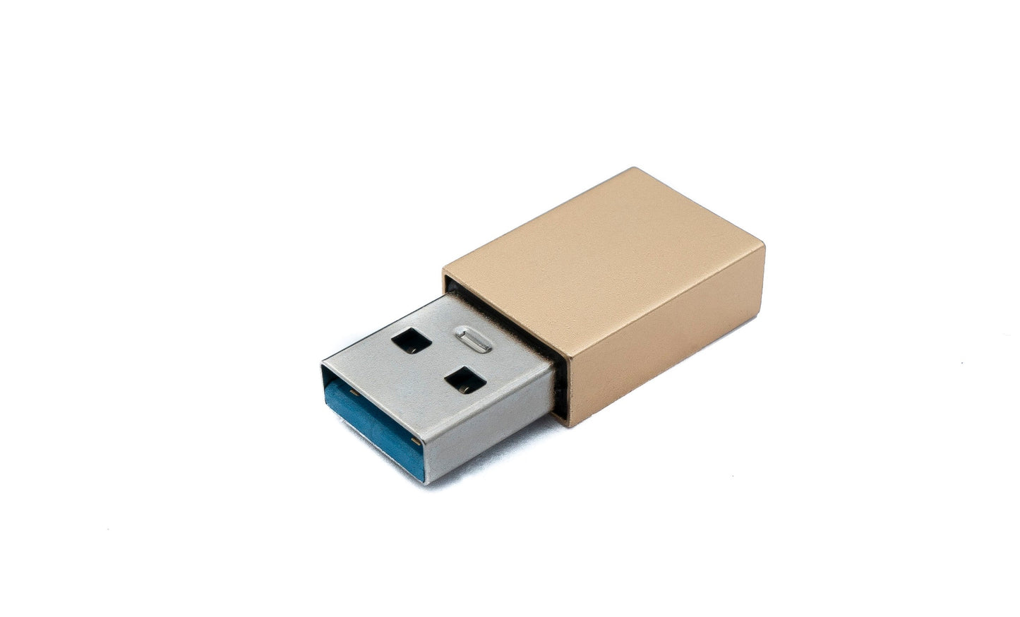 SYSTEM-S USB 3.1 Adapter Typ C Buchse zu 3.0 A Stecker 5 Gbit/s 100W in Rosa Gelb