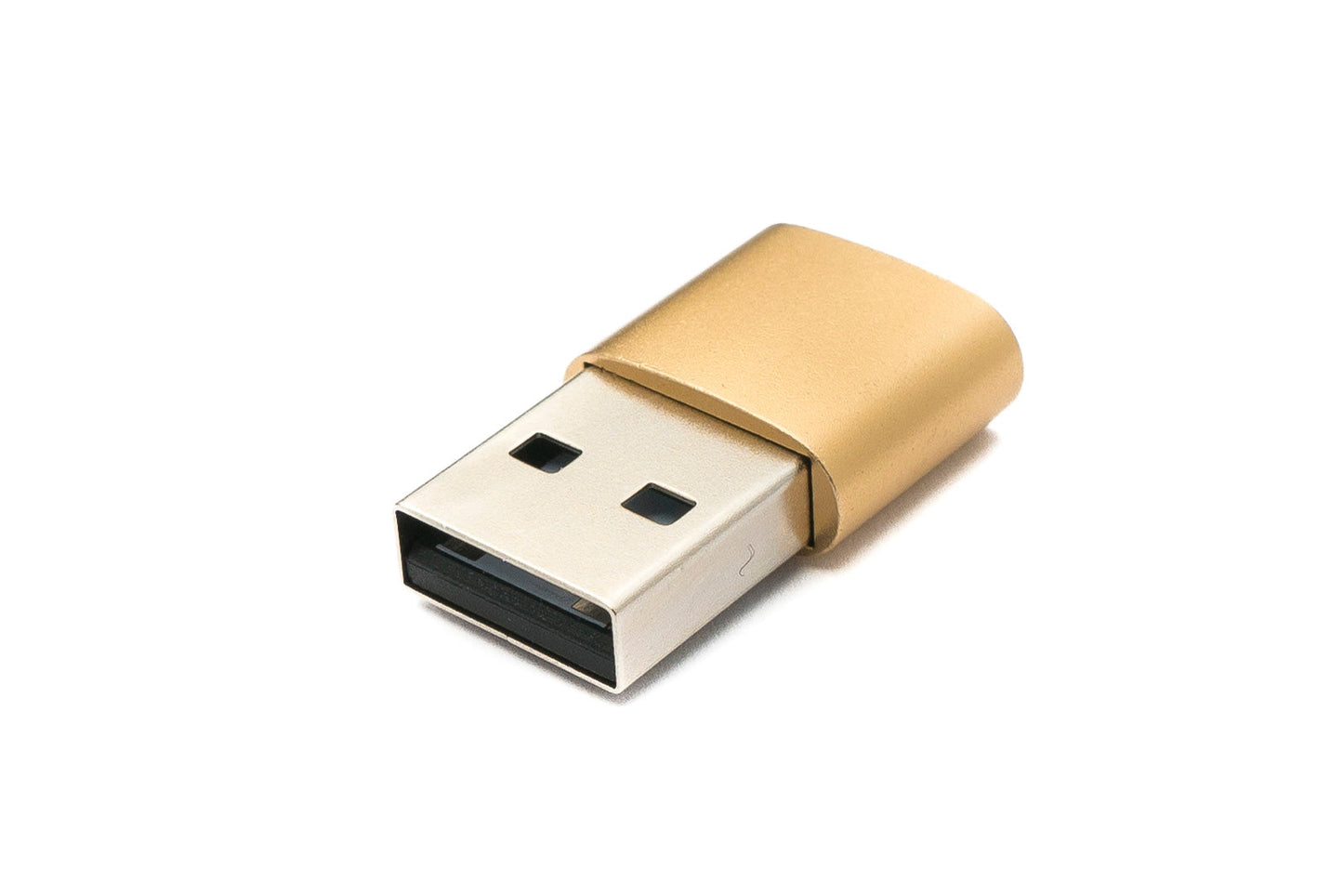 SYSTEM-S USB 3.1 Adapter Typ C Buchse zu 2.0 Typ A Stecker in Rosa Gelb