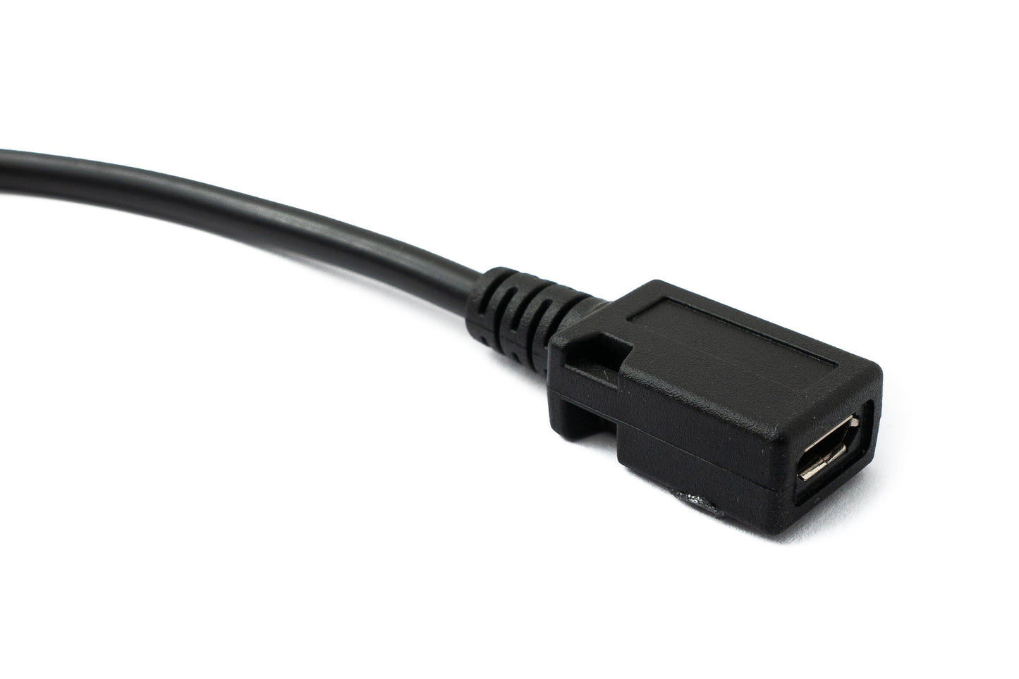 SYSTEM-S USB 2.0 cable 30 cm Micro B female to Type A male in black