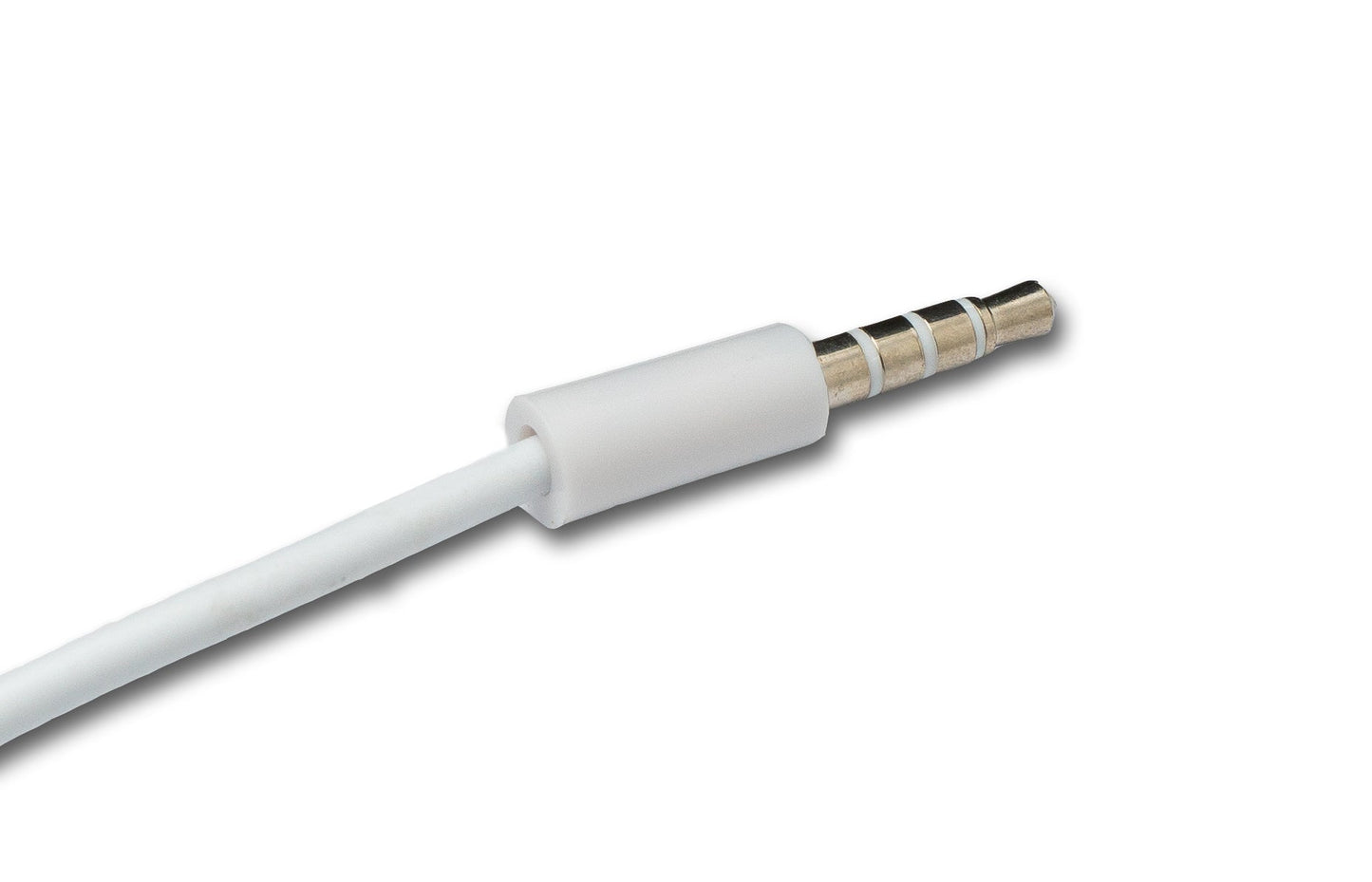 SYSTEM-S Audio Kabel 100 cm Stereo AUX Klinke 3,5 mm Stecker zu Buchse in Weiß