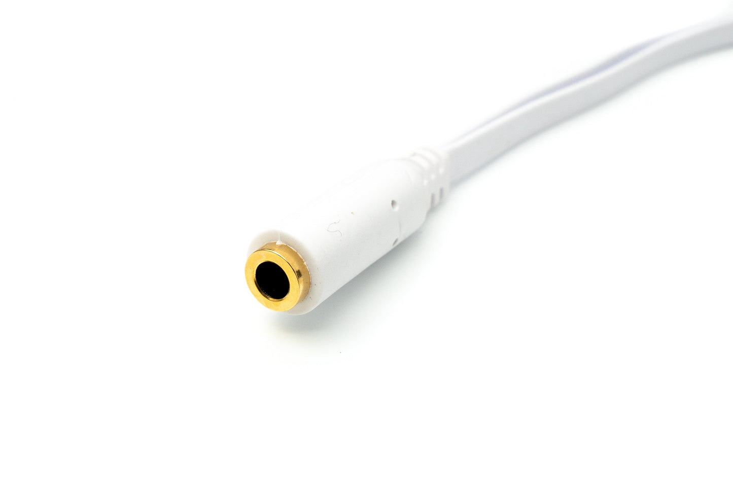 SYSTEM-S Audio Y Kabel 20 cm Stereo AUX Klinke 3,5 mm Buchse zu 2x Stecker flach Adapter