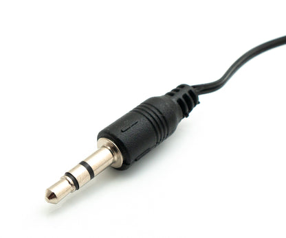 SYSTEM-S Audio Kabel 80 cm Stereo AUX Klinke 3,5 mm Stecker zu Stecker ausfahrbar Schwarz