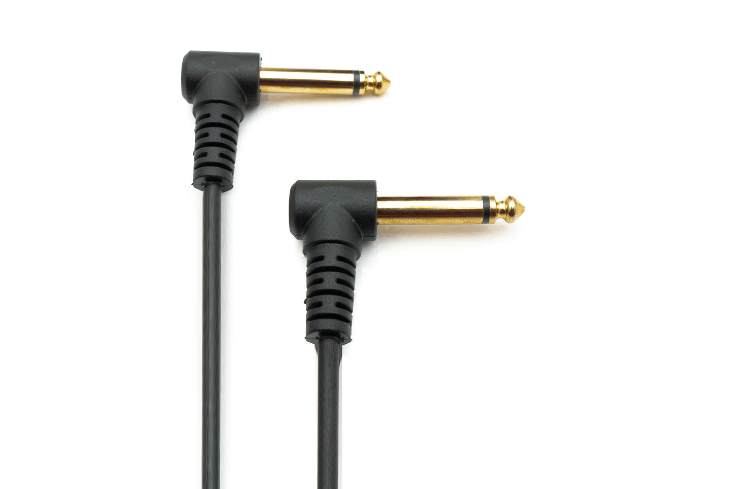 SYSTEM-S Audio Y Kabel 150cm 6,35mm Stereo AUX Klinke Stecker & Stecker zu Stecker Winkel
