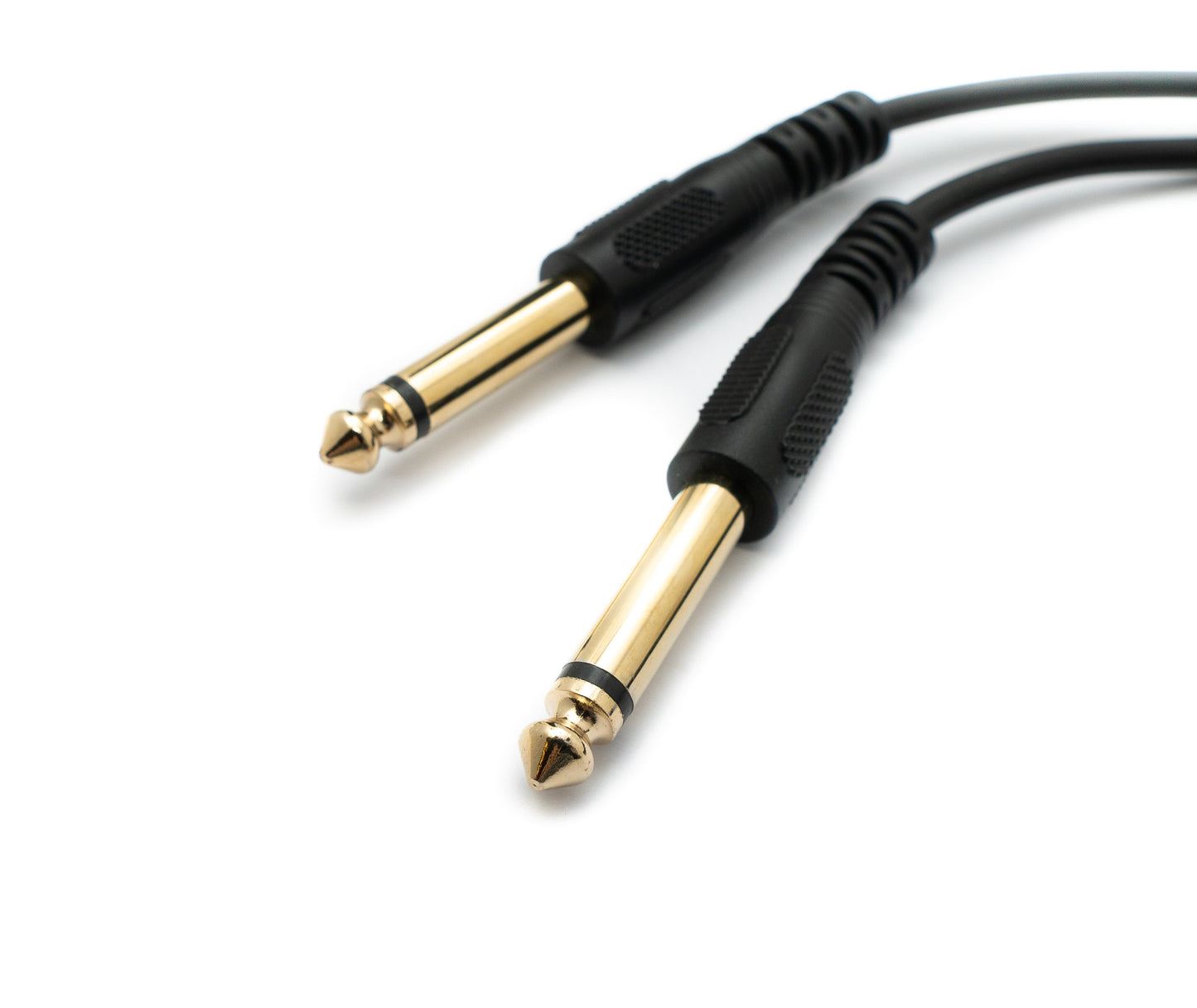 SYSTEM-S Audio Y Kabel 150cm 6,35 mm Stereo AUX Klinke Stecker & Stecker zu 3,5 mm Stecker