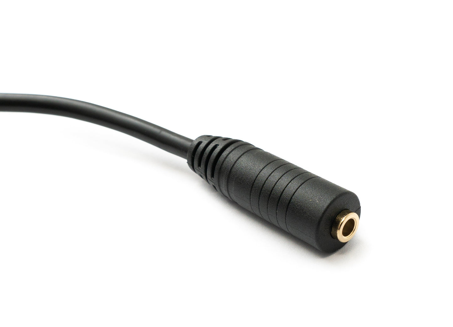 SYSTEM-S Audio Kabel 150 cm Stereo AUX Klinke 6,35 mm Stecker zu 3,5 mm Buchse Schwarz