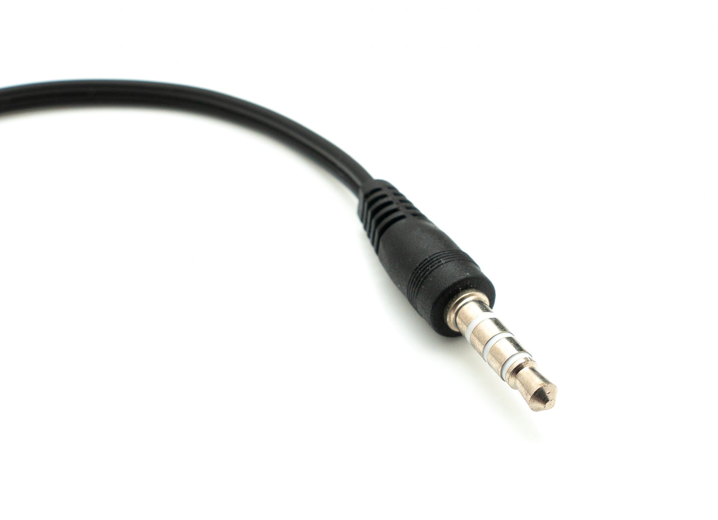 SYSTEM-S Audio Y Kabel 20 cm Stereo AUX Klinke 3,5mm Stecker zu 2x Buchse Adapter Schwarz