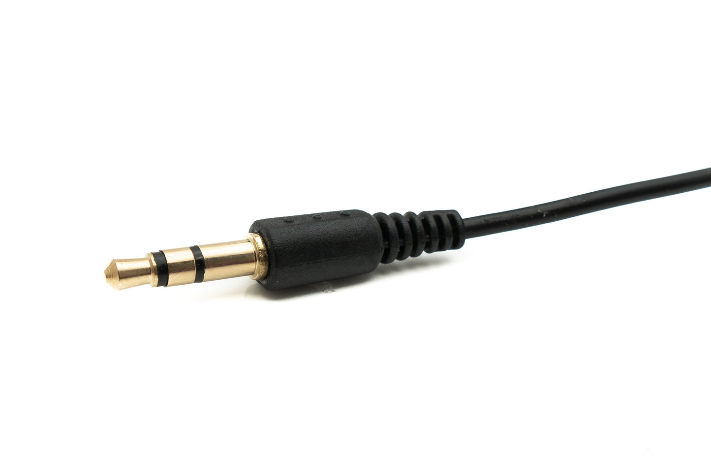 SYSTEM-S Audio Kabel 15 cm Stereo AUX Klinke 3,5 mm Stecker zu Buchse in Schwarz