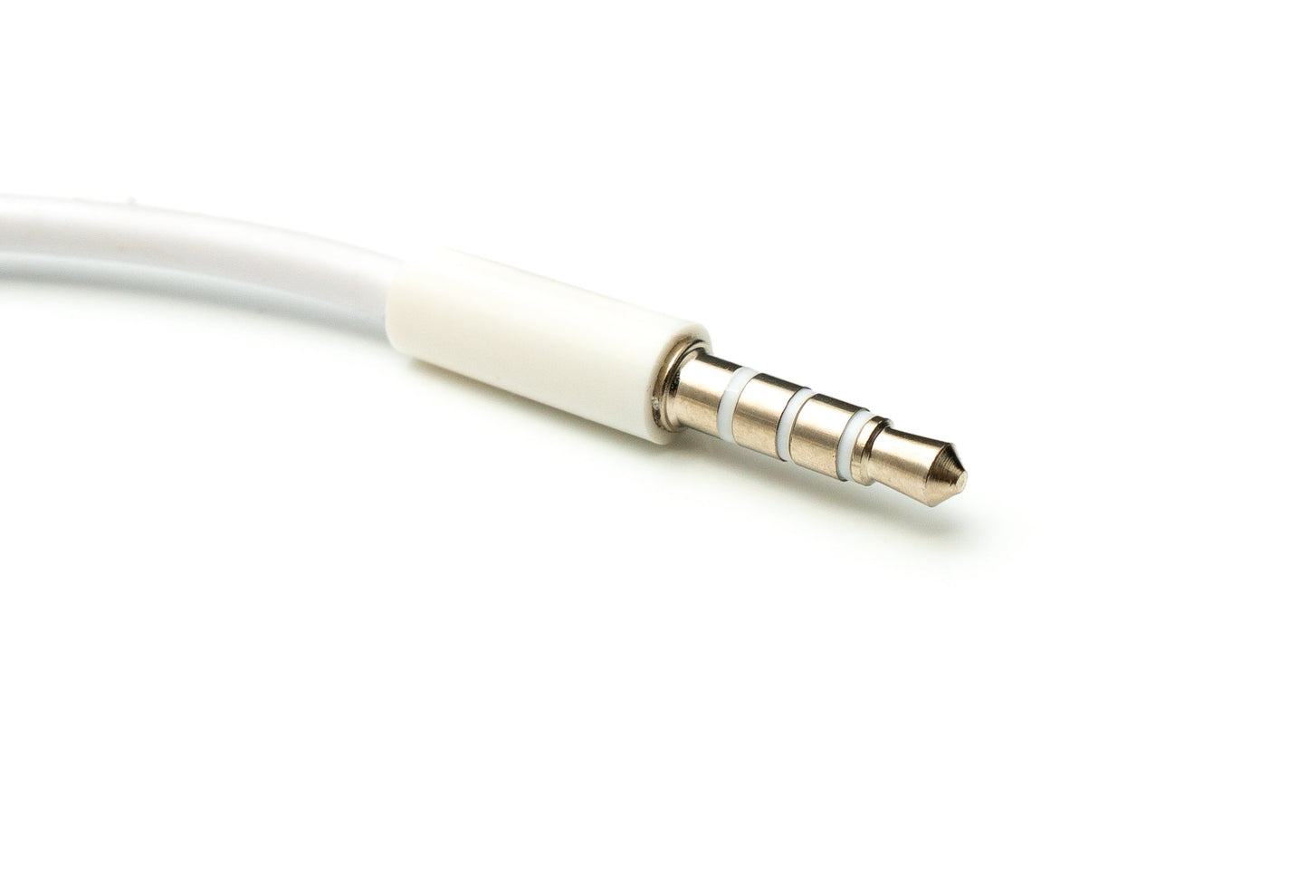 SYSTEM-S Audio USB Kabel 15 cm 3,5 mm Klinke Stecker zu 2.0 Typ A Buchse AUX in Weiß