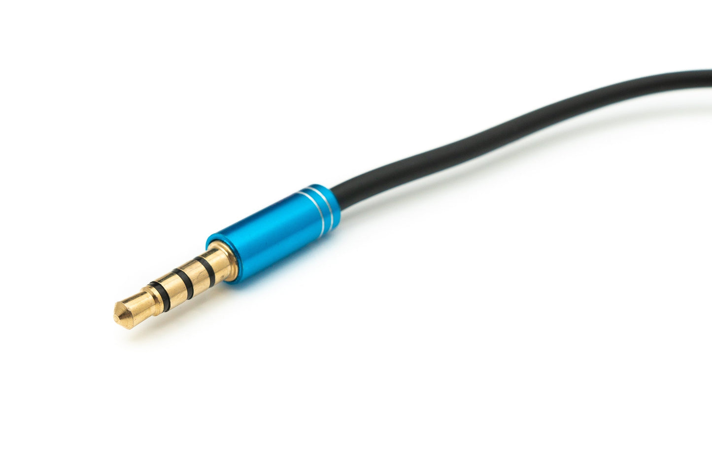 SYSTEM-S Audio Y Kabel 30 cm Stereo AUX Klinke 3,5mm Stecker zu 2x Buchse Schwarz