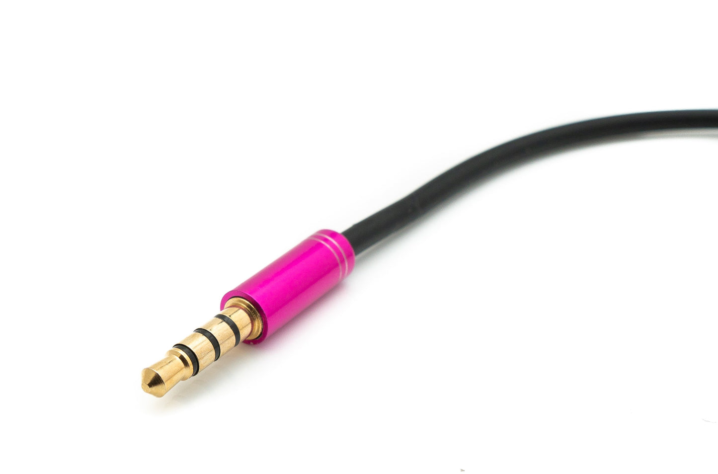 SYSTEM-S Audio Y Kabel 30 cm Stereo AUX Klinke 3,5mm Stecker zu 2x Buchse Schwarz