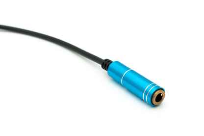 SYSTEM-S Audio Y Cable 30 cm Stereo AUX Jack 3.5mm Female to 2x Male Black