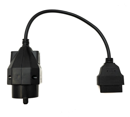SYSTEM-S OBD Kabel 35 cm OBD 2 Buchse für BMW 20pin in Schwarz für Auto Diagnose