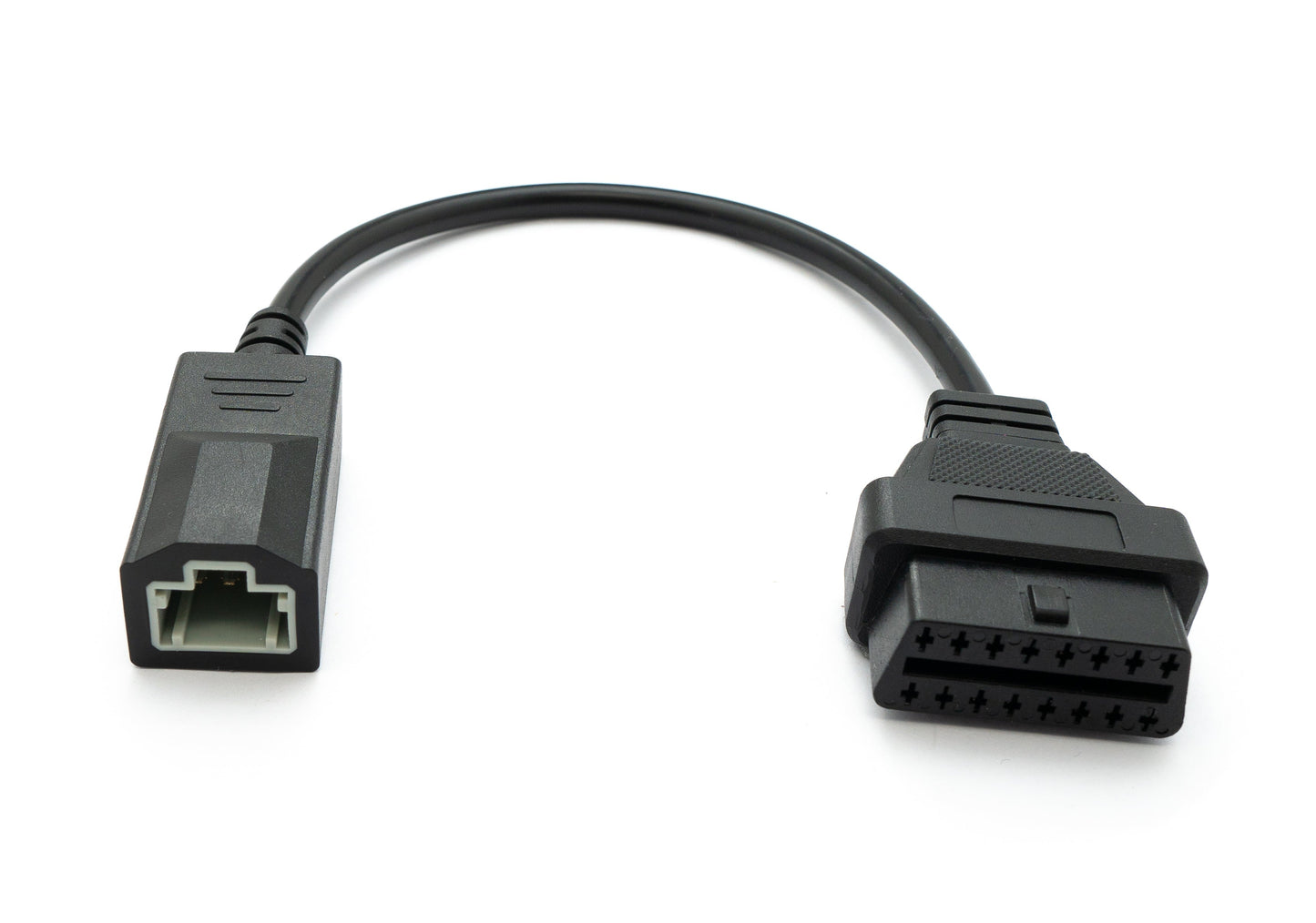 SYSTEM-S OBD cable 30 cm OBD 2 socket for Honda 3-pin in black for car diagnostics