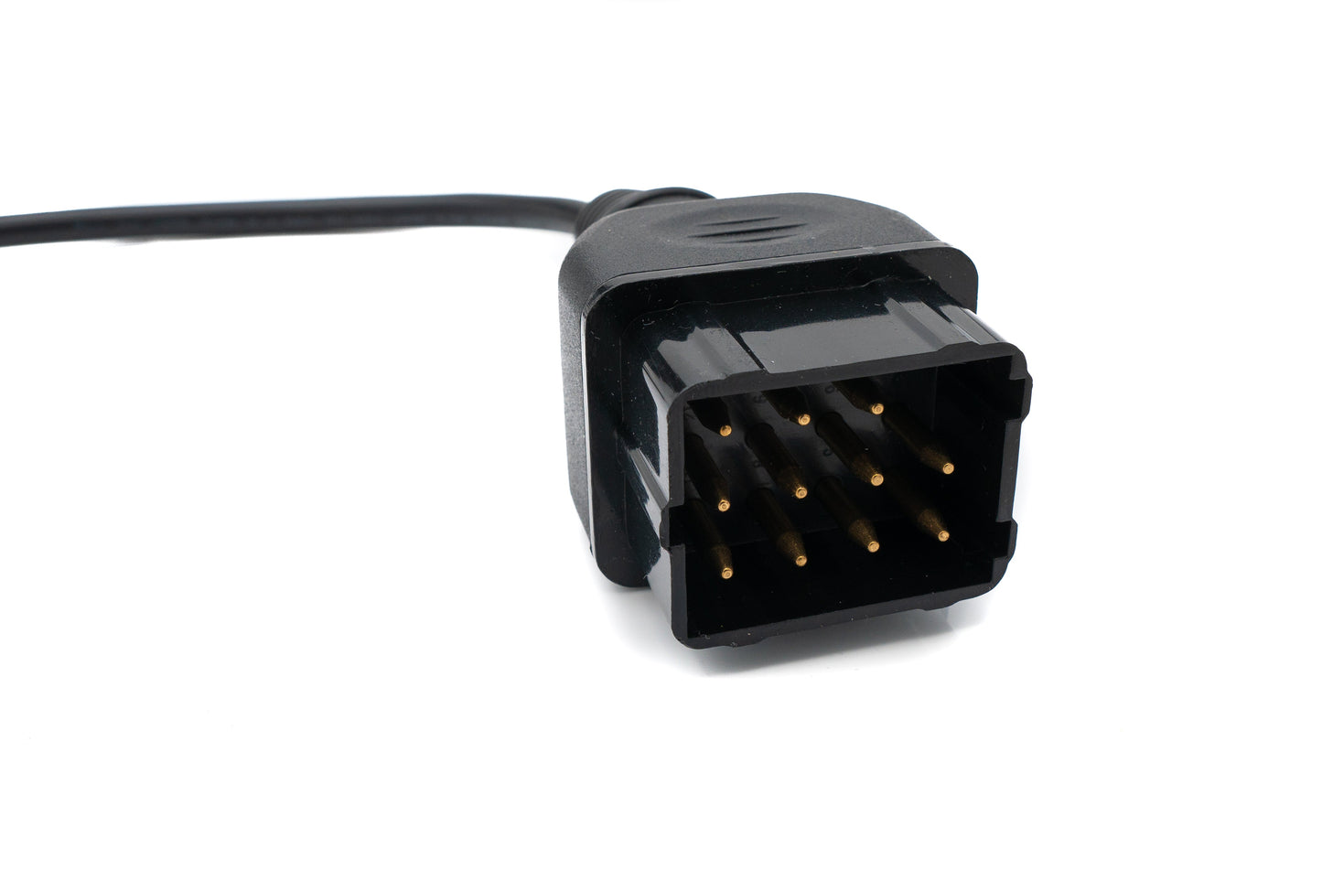 SYSTEM-S OBD Kabel 40 cm OBD 2 Buchse für Renault 12pin in Schwarz für Auto Diagnose