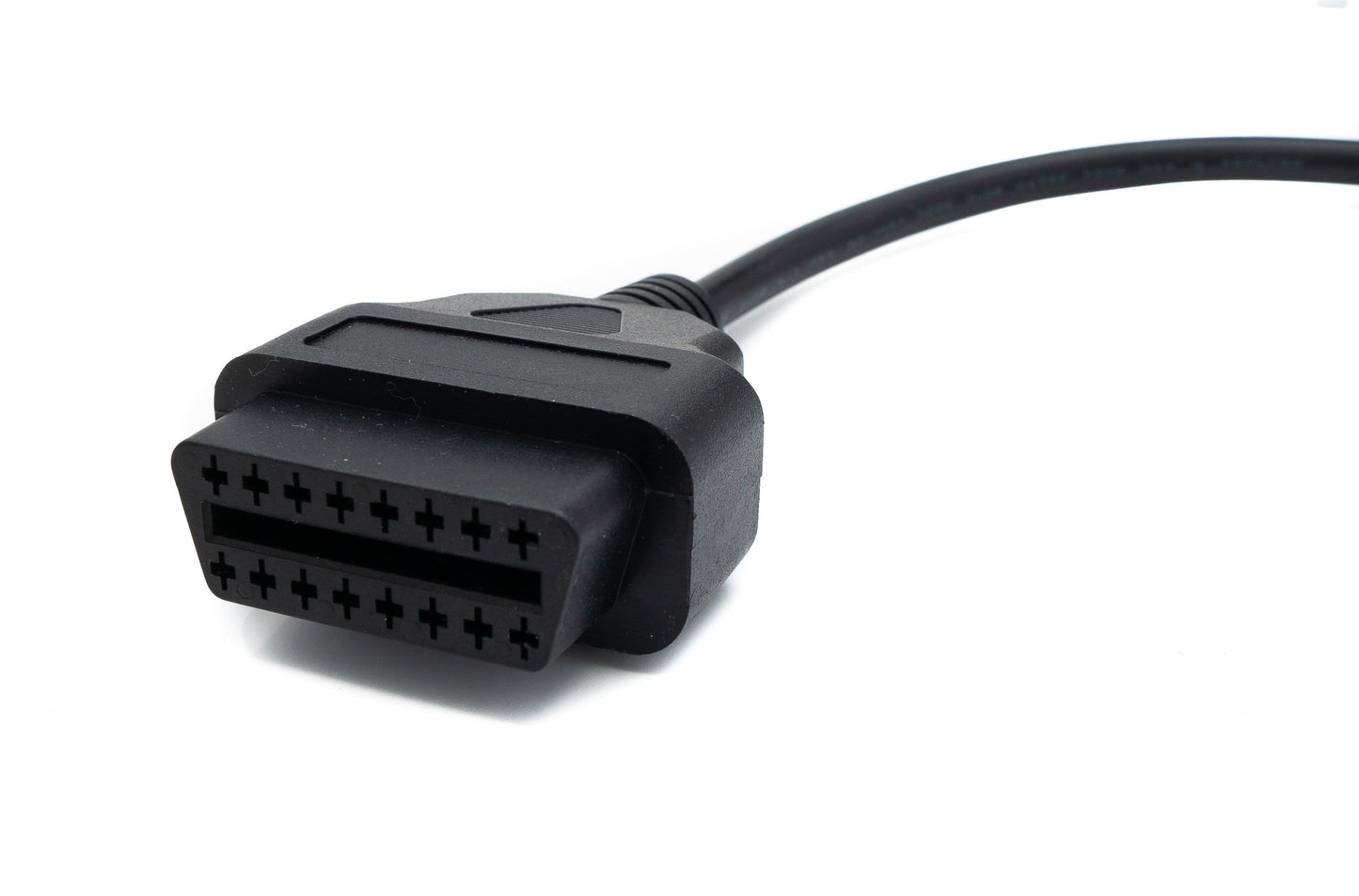 SYSTEM-S OBD Kabel 40 cm OBD 2 Buchse für Renault 12pin in Schwarz für Auto Diagnose